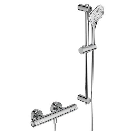 Ideal Standard Ceratherm T100 Exposed Thermostatic Shower Mixer Pack - Chrome - A7237AA
