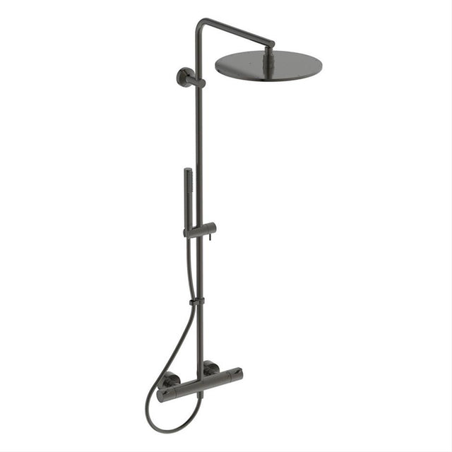 Ideal Standard Ceratherm T125 Exposed Thermostatic Shower - Magnetic Grey - A7594A5