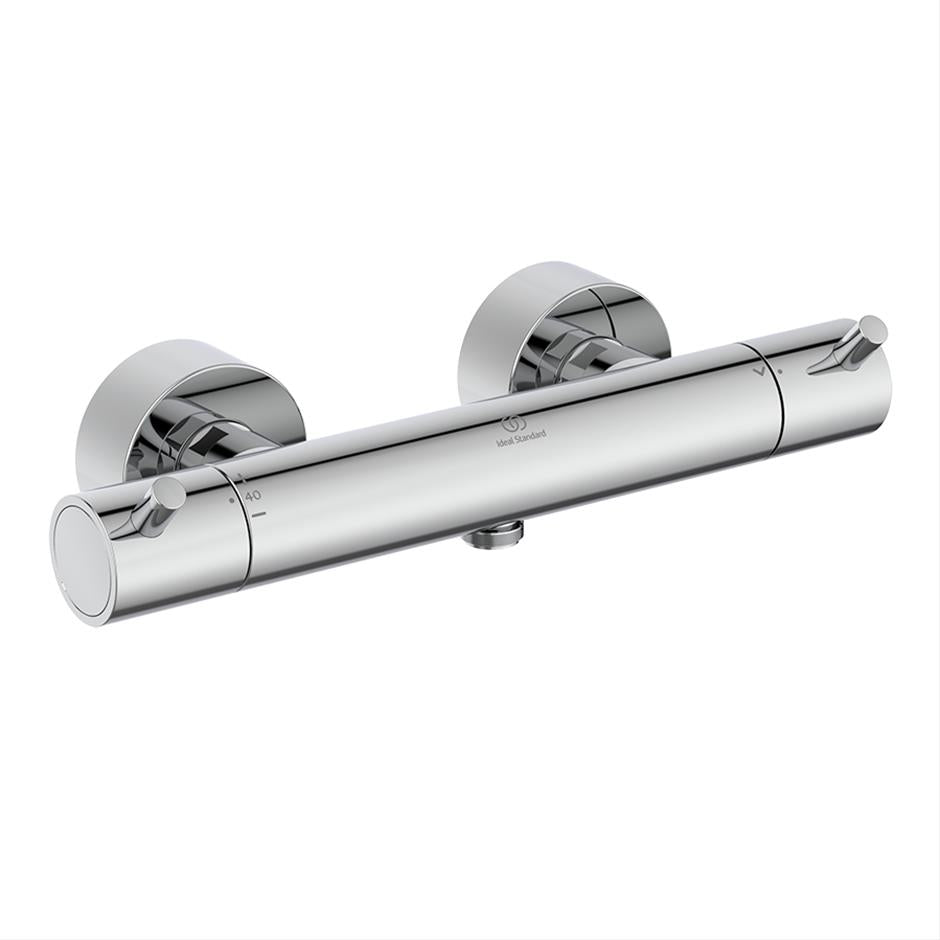 Ideal Standard Ceratherm T125 Exposed Thermostatic Shower Mixer - Chrome - A7592AA