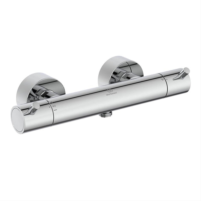 Ideal Standard Ceratherm T125 Exposed Thermostatic Shower Mixer - Chrome - A7592AA