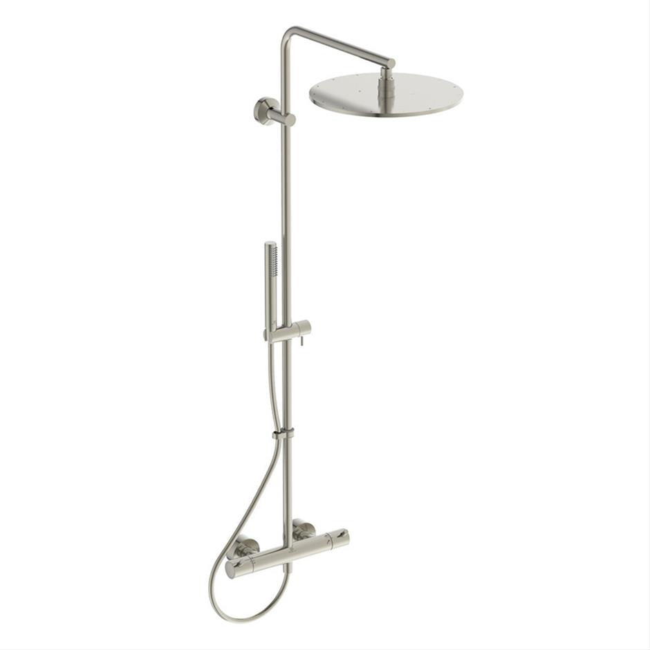 Ideal Standard Ceratherm T125 Exposed Thermostatic Shower - Silver Storm - A7594GN