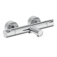 Ideal Standard Ceratherm T125 Exposed Thermostatic Wall Mounted Bath Shower Mixer - Chrome - A7588AA - TAP 'N' SHOWER