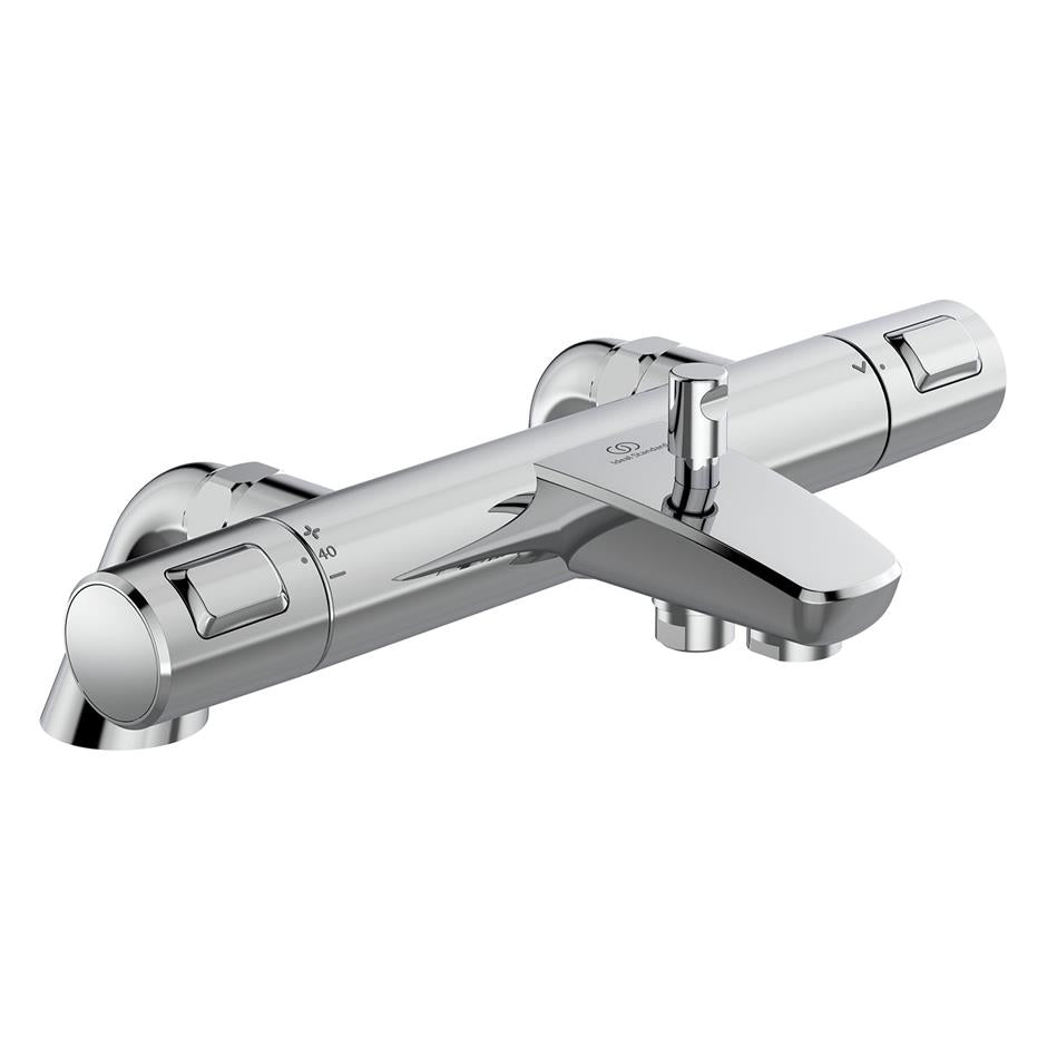 Ideal Standard Ceratherm T25 Exposed Thermostatic Bath Shower Mixer - Chrome - A7207AA