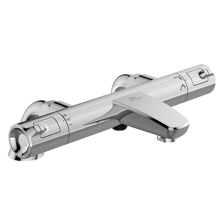 Ideal Standard Ceratherm T50 Exposed Thermostatic Bath Shower Mixer - Chrome - A7224AA