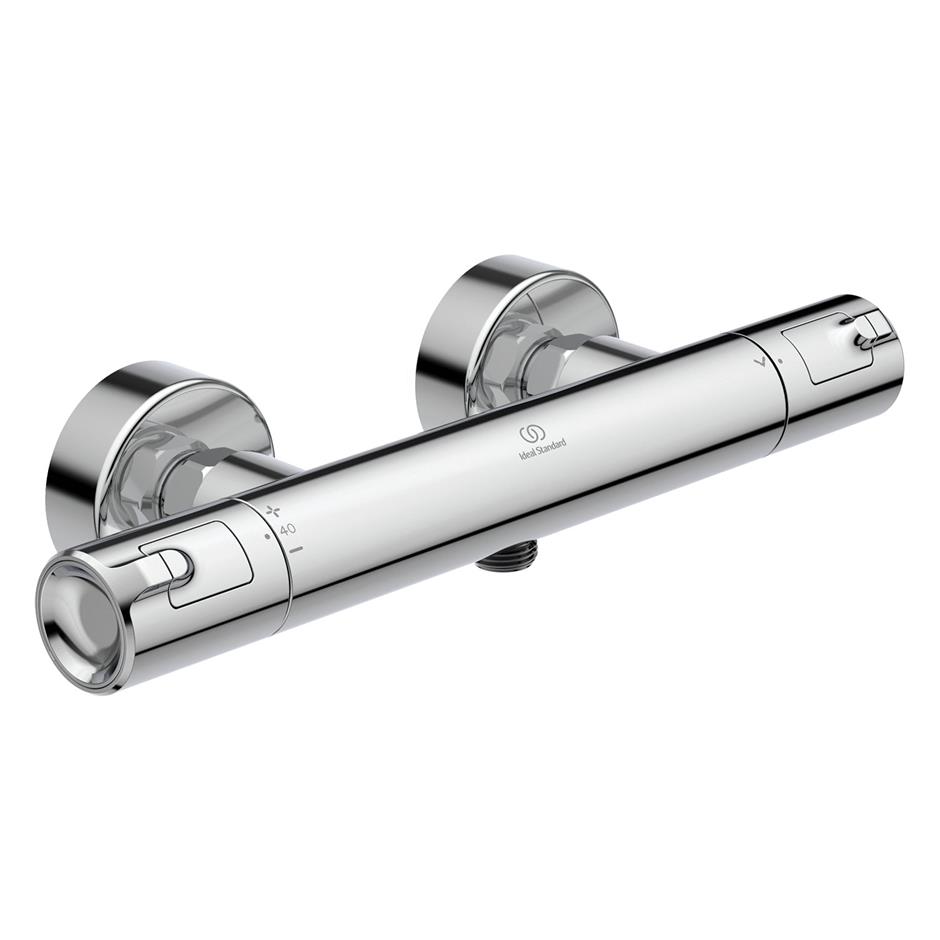 Ideal Standard Ceratherm T50 Exposed Thermostatic Shower Mixer Valve - Chrome - A7216AA