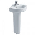Ideal Standard Concept Arc 480mm White 1 Tap Hole Corner Basin - E792801