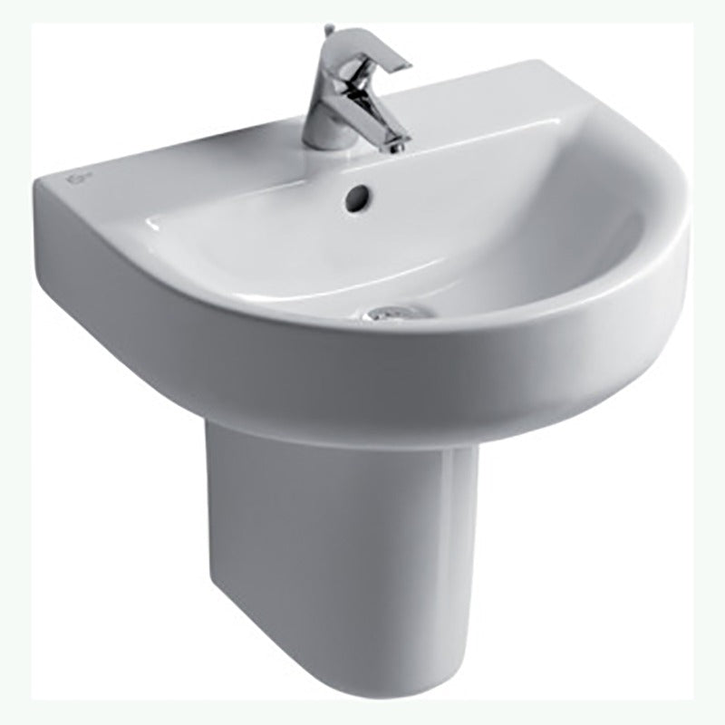 Ideal Standard Concept Arc 550mm White 1 Tap Hole Basin - E785201