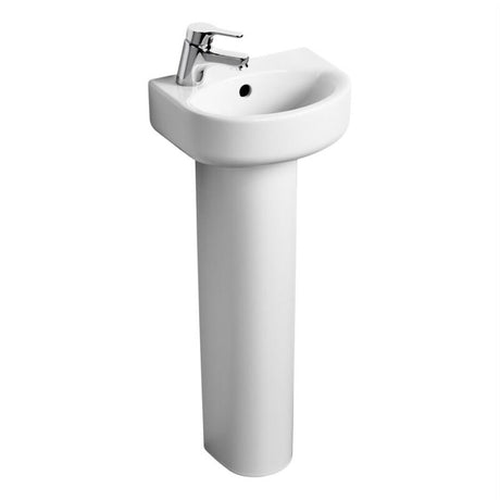 Ideal Standard Concept Arc Cloakroom Basin With Overflow 350mm - White - E798801 - TAP 'N' SHOWER