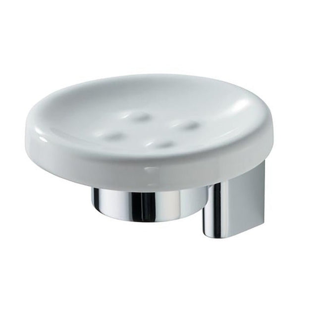 Ideal Standard Concept Ceramic Soap Dish & Holder - Chrome/white - N1323AA - TAP 'N' SHOWER