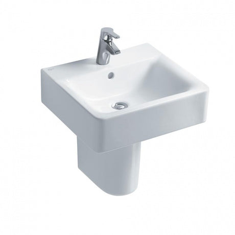Ideal Standard Concept Cube 550mm White 1 Tap Hole Basin - E784201