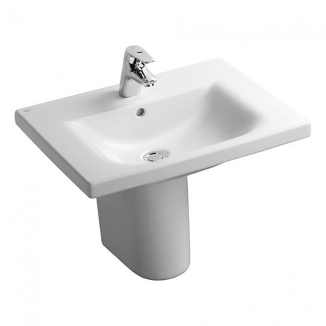 Ideal Standard Concept Cube White 400mm 1 Tap Hole Basin - E803101