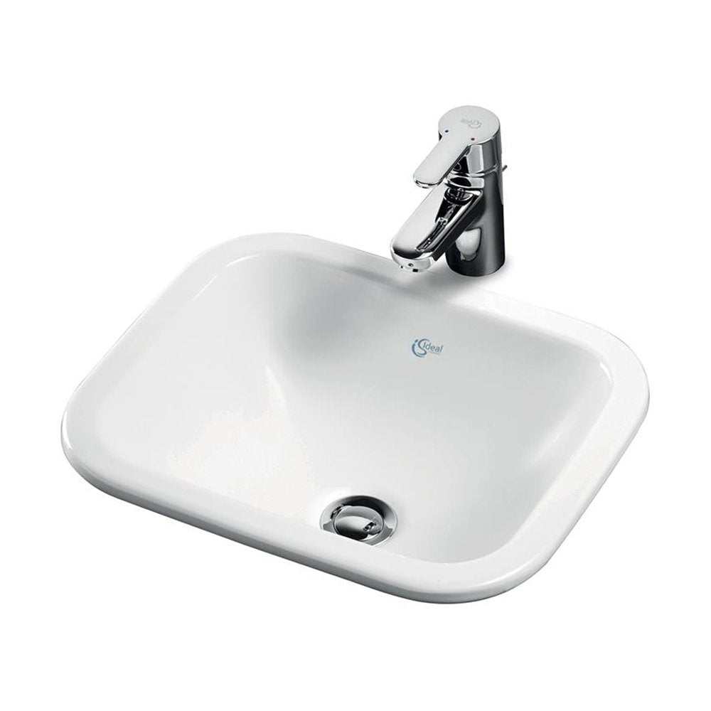 Ideal Standard Concept Cube 420mm Wide 0 Tap Hole Countertop Basin - E