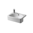 Ideal Standard Concept Cube White 500mm Semi-Recessed 1TH LH Basin - E779801