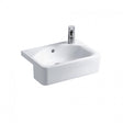 Ideal Standard Concept Cube White 500mm Semi-Recessed 1TH RH Basin - E779901