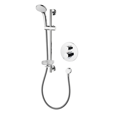 Ideal Standard Concept Easybox Chrome Slim Round Thermostatic Built-In Shower Mixer -A5958AA