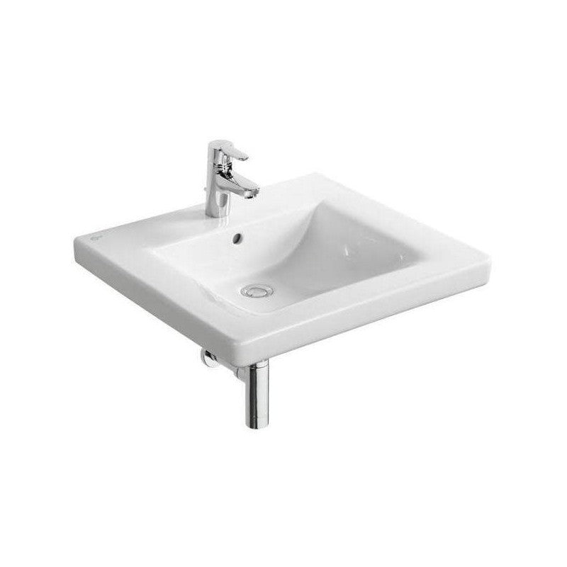Ideal Standard Concept Freedom Wall Hung Basin 0 Tap Holes 600mm - White - E550101 - TAP 'N' SHOWER