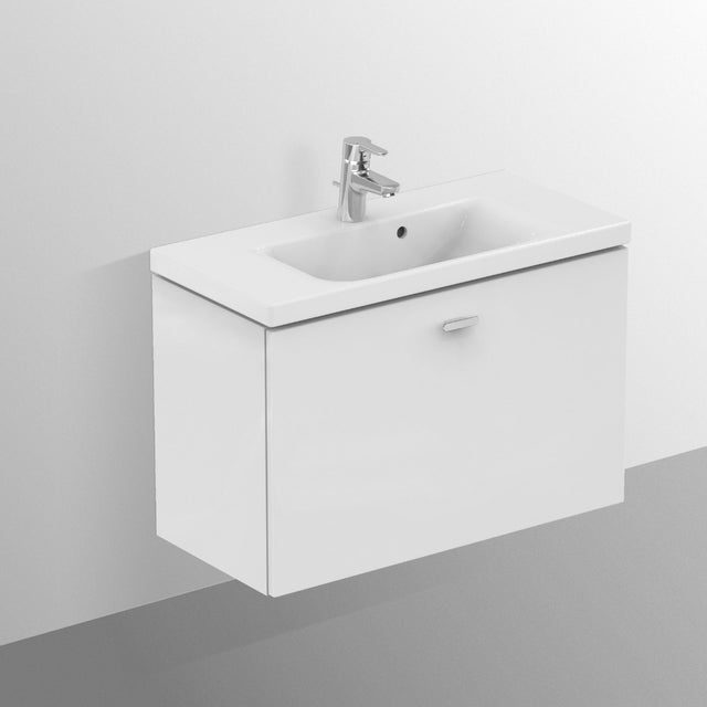Ideal Standard Concept Space Wall Hung Storage Unit With One Drawer 800 X 380mm - White - E0318WG - TAP 'N' SHOWER