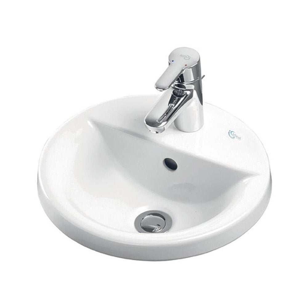 Ideal Standard Concept Sphere 480mm Wide 1 Tap Hole Countertop Basin -