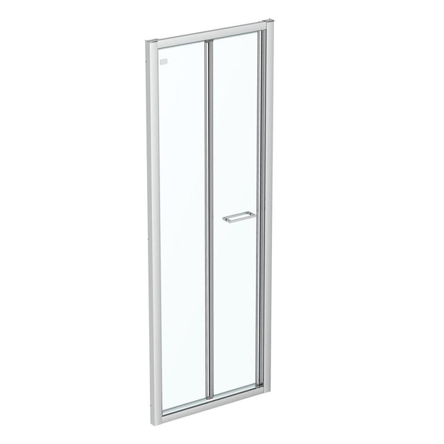 Ideal Standard Connect 2 Bifold Door with Idealclean Clear Glass 760mm - Bright Silver - K9397EO
