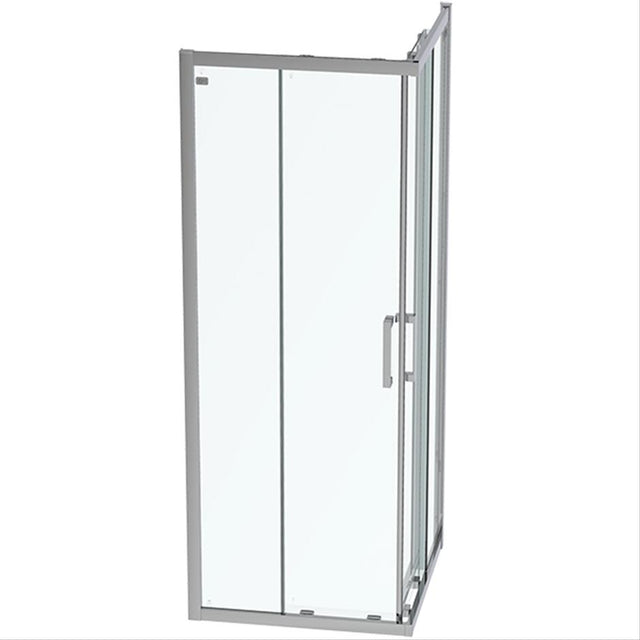 Ideal Standard Connect 2 Corner Entry Enclosure with Idealclean Clear Glass 800mm - Bright Silver - L0073EO