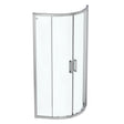 Ideal Standard Connect 2 Offset Quadrant Enclosure - Bright Silver - K9417EO - TAP 'N' SHOWER