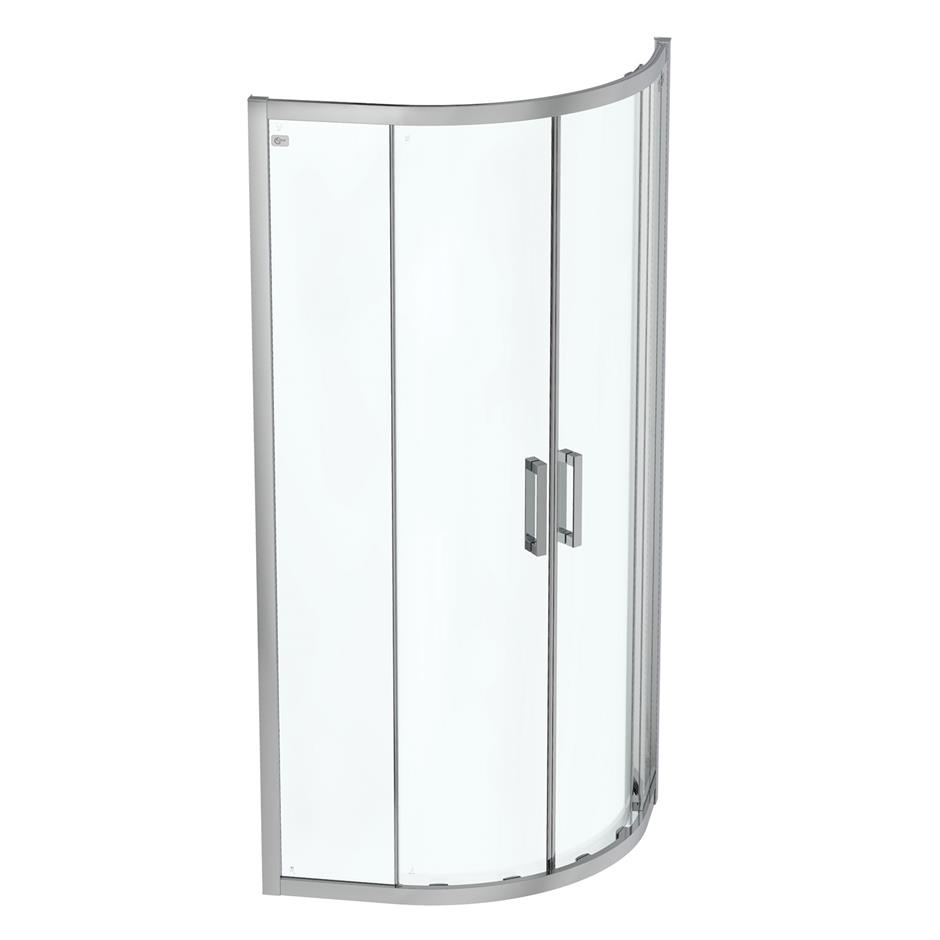 Ideal Standard Connect 2 Offset Quadrant Enclosure - Bright Silver - K9417EO