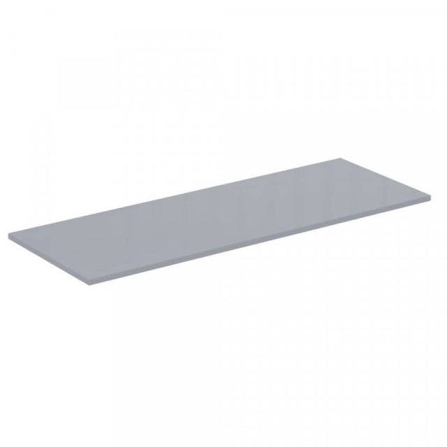 Ideal Standard Connect Air 1200mm Worktop for Vessel Installation - Gloss Light Grey - E0852EQ - TAP 'N' SHOWER