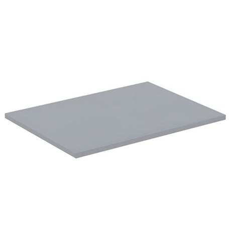 Ideal Standard Connect Air 600mm Worktop for Vessel Installation - Gloss Light Grey - E0848EQ - TAP 'N' SHOWER