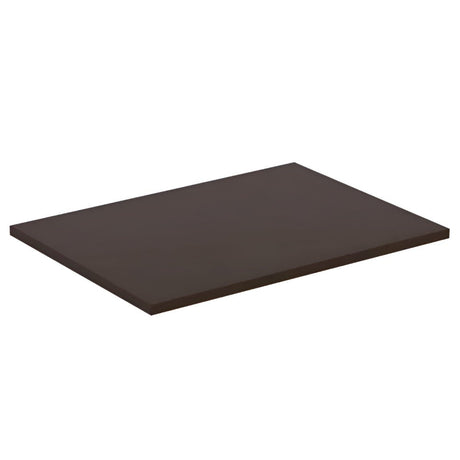 Ideal Standard Connect Air 600mm Worktop for Vessel Installation - Matt Dark Brown - E0848VY - TAP 'N' SHOWER