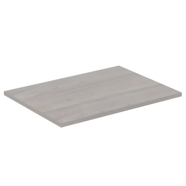 Ideal Standard Connect Air 600mm Worktop for Vessel Installation - Wood Light Grey - E0848PS - TAP 'N' SHOWER