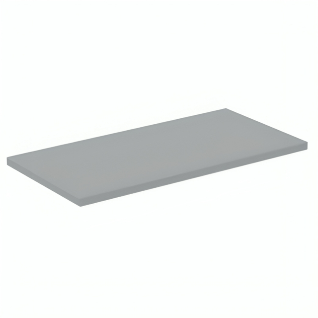 Ideal Standard Connect Air 600mm Worktop - Gloss Light Grey - E0839EQ - TAP 'N' SHOWER