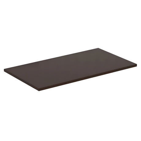 Ideal Standard Connect Air 800mm Worktop for Vessel Installation - Matt Dark Brown - E0849VY - TAP 'N' SHOWER