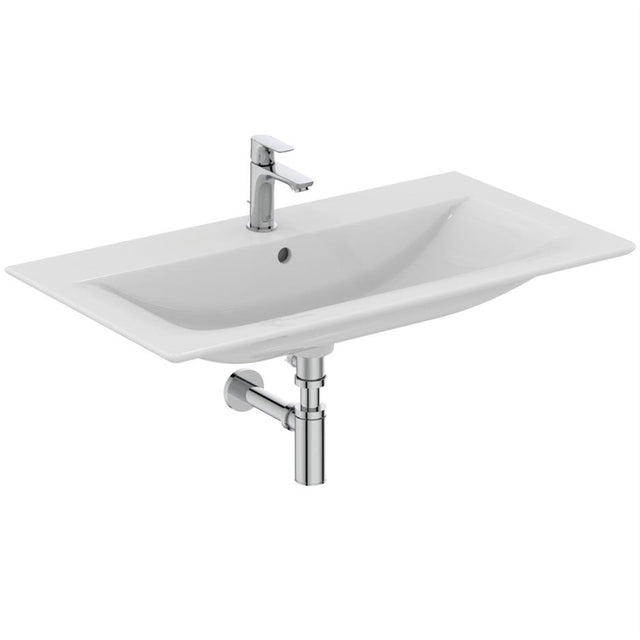 Ideal Standard Connect Air 84cm Vanity Washbasin - White - E027901 - TAP 'N' SHOWER