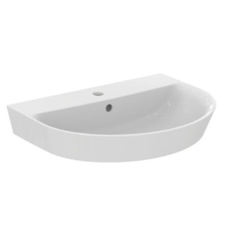Ideal Standard Connect Air Arc 1 Tap Hole Pedestal Basin 600mm - White - E137801 - TAP 'N' SHOWER