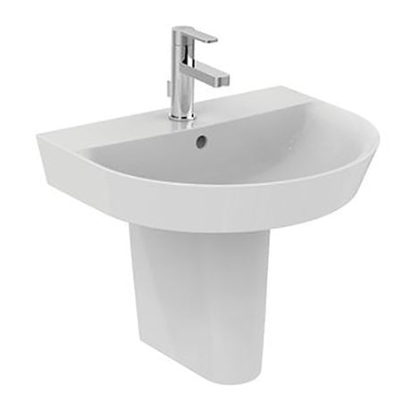 Ideal Standard Connect Air Arc 1 Taphole Washbasin 55cm - White - E138601