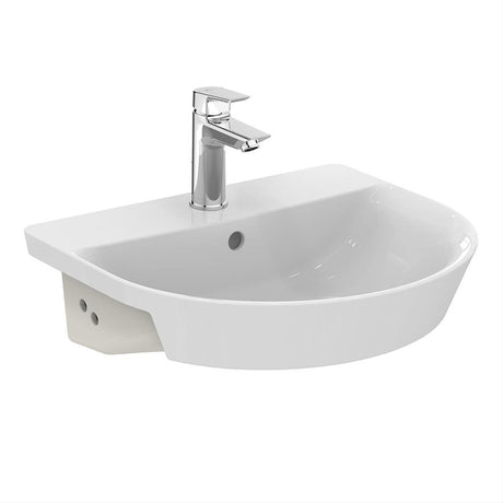 Ideal Standard Connect Air Arc Semi-Countertop Washbasin 50cm - White - E035801