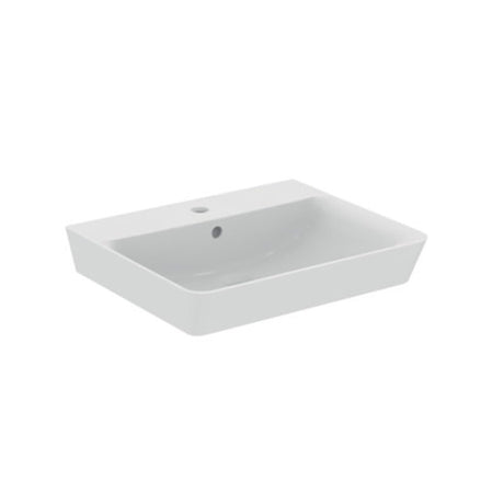 Ideal Standard Connect Air Cube 1 Taphole Washbasin 55cm - White - E076701