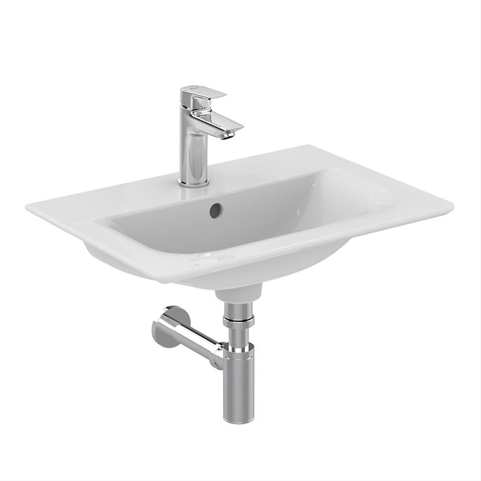 Ideal Standard Connect Air Short Projection Vanity Washbasin 54cm - White - E029601 - TAP 'N' SHOWER