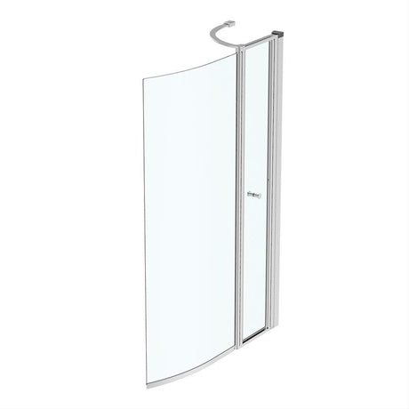 Ideal Standard Connect Air Shower Bath Screen - Bright Silver - E1137EO