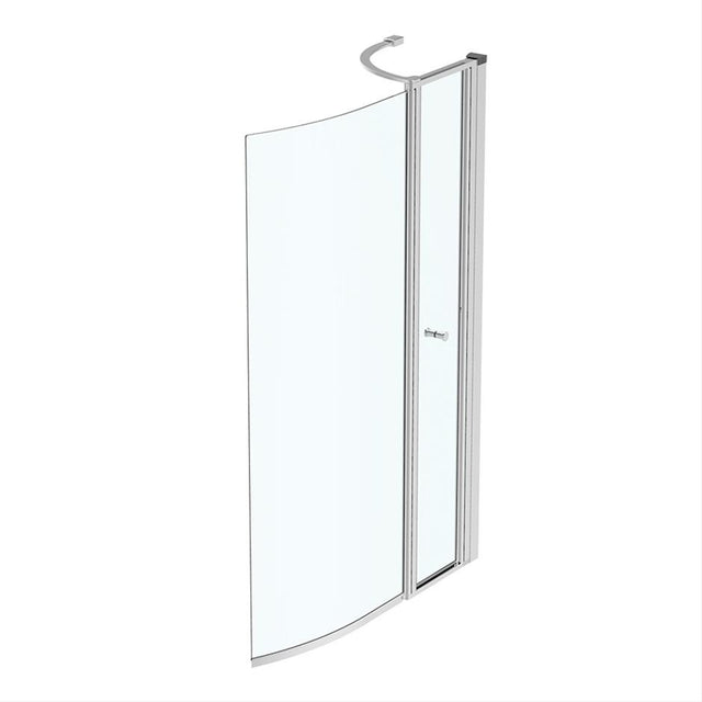 Ideal Standard Connect Air Shower Bath Screen - Bright Silver - E1137EO