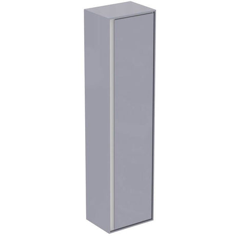 Ideal Standard Connect Air Wall Hung Half Column Unit 1 Door 400mm Wide - Gloss Grey / Matt White - E0834EQ - TAP 'N' SHOWER