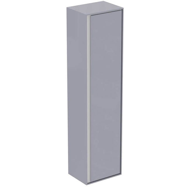 Ideal Standard Connect Air Wall Hung Half Column Unit 1 Door 400mm Wide - Gloss Grey / Matt White - E0834EQ - TAP 'N' SHOWER