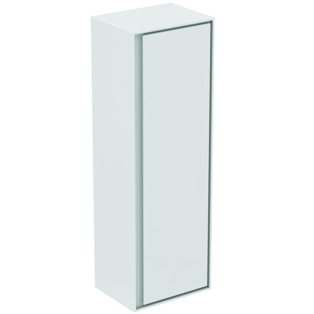 Ideal Standard Connect Air Wall Hung Half Column Unit 1 Door 400mm Wide - Gloss White / Matt White - E0834B2 - TAP 'N' SHOWER