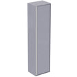 Ideal Standard Connect Air Wall Hung Tall Column Unit 1 Door 400mm Wide Gloss Grey / Matt White - E0832EQ - TAP 'N' SHOWER