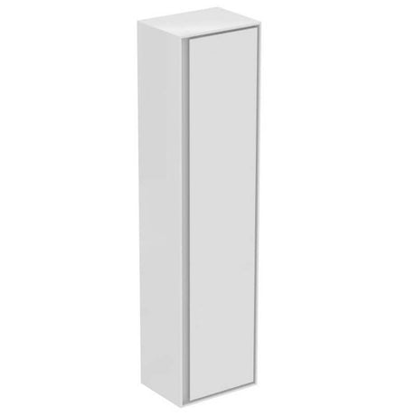 Ideal Standard Connect Air Wall Hung Tall Column Unit 1 Door 400mm Wide - Gloss White / Matt White - E0832B2 - TAP 'N' SHOWER