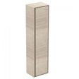 Ideal Standard Connect Air Wall Hung Tall Column Unit 1 Door 400mm Wide - Light Brown Wood / Matt Light Brown - E0832UK - TAP 'N' SHOWER