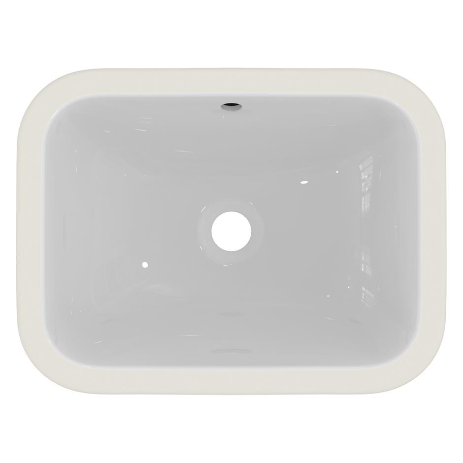 Ideal Standard Connect Cube Under - Countertop Basin 500mm - White - E505801 - TAP 'N' SHOWER