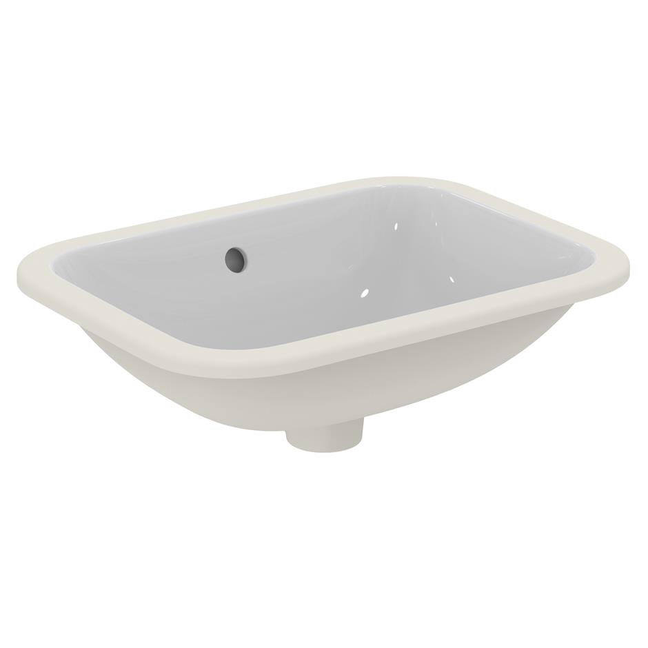 Ideal Standard Connect Cube Under - Countertop Basin 500mm - White - E505801 - TAP 'N' SHOWER