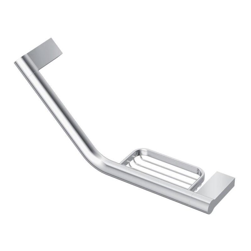 Ideal Standard Connect Grab Rail with Soap Basket - Chrome - A9160AA - TAP 'N' SHOWER