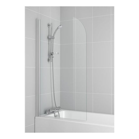 Ideal Standard Connect Radius Bright Silver Bath Screen - T9924EO